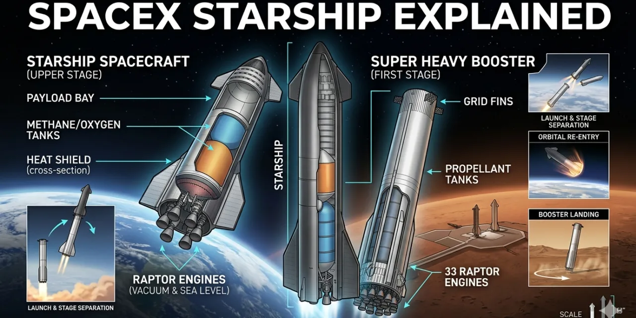SpaceX Starship: The Most Powerful Rocket Ever Built and What It’s For